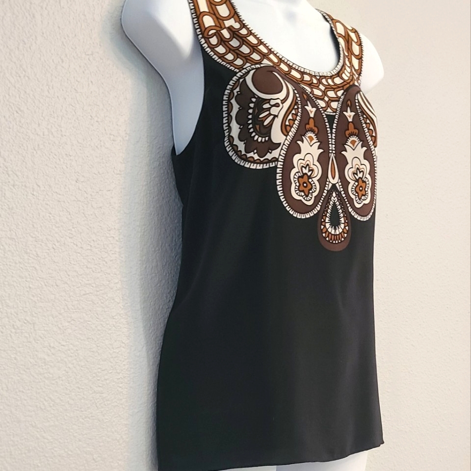 Tibi Sleeveless Silk Top, Size 6